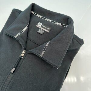 Jos. A. Bank Men's Leadbetter Golf Micro Fleece Full Zip Jacket, Size XXL, Black